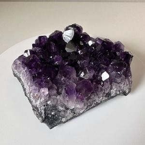 Amethyst Cluster Raw Crystal Druzy AAA Quality Dark Purple Juicy Natural